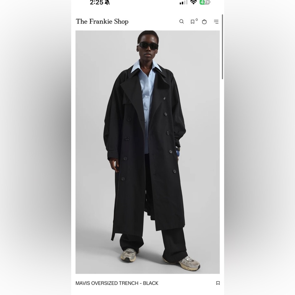 The Frankie Shop Mavis Oversized Trench